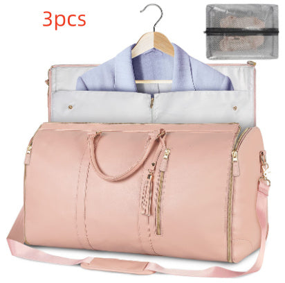 Große Kapazität Reise Duffle Bag Damen Handtasche Falten Anzug Tasche Wasserdichte Kleidung Totes