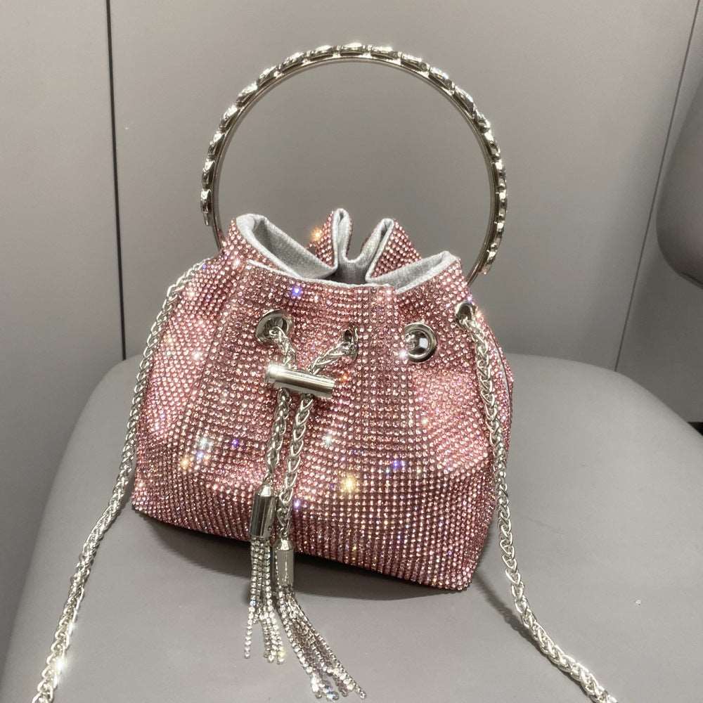 European And American Shiny Diamond Handbag For Women