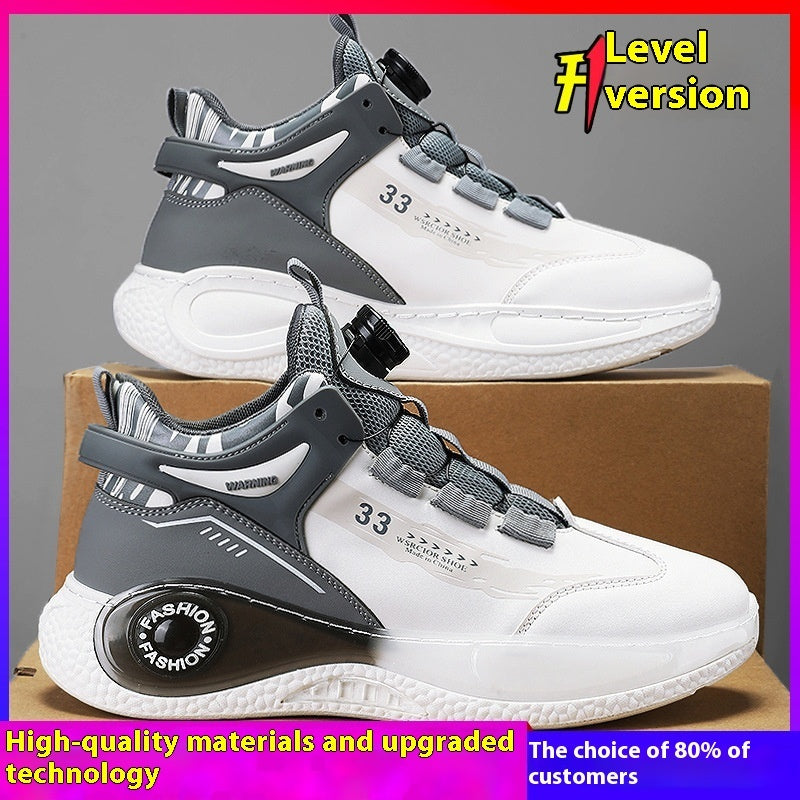 Autumn And Winter Youth Rotating Button Sports Running Shoes