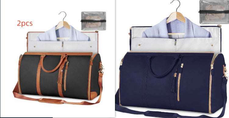 Große Kapazität Reise Duffle Bag Damen Handtasche Falten Anzug Tasche Wasserdichte Kleidung Totes