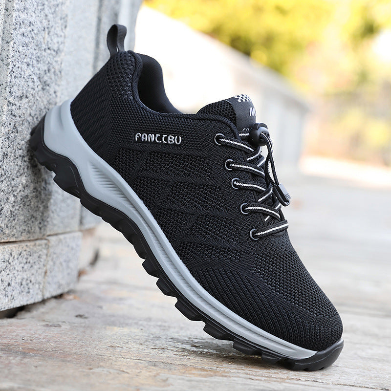 Men's And Women's Wear-resistant Widened Walking Soft Sole Shoes