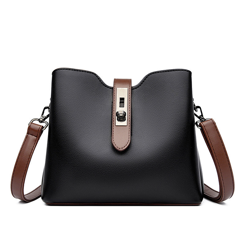 New Fashion All-matching Soft Leather Mother Bag