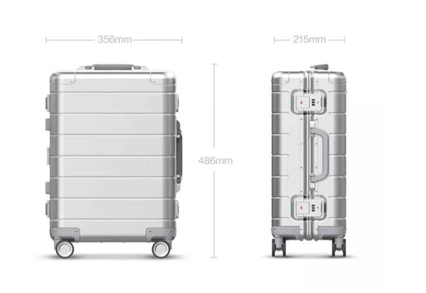 Universal Wheel All-aluminum Magnesium Alloy Luggage