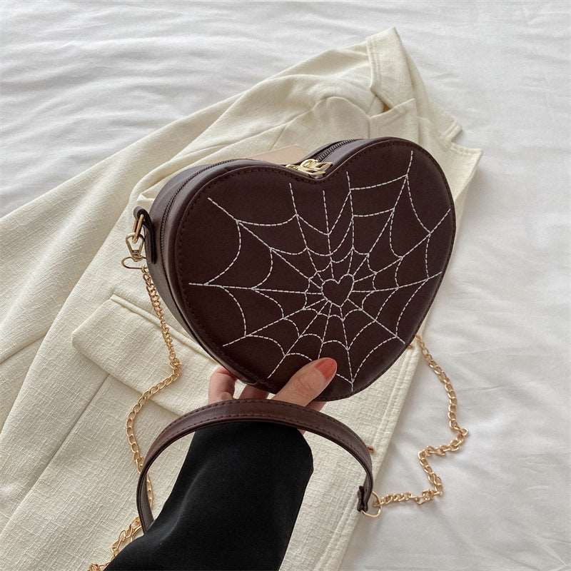 Hearts Crossbody Chain Shoulder Bag