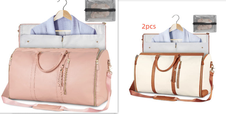 Große Kapazität Reise Duffle Bag Damen Handtasche Falten Anzug Tasche Wasserdichte Kleidung Totes