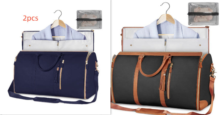 Große Kapazität Reise Duffle Bag Damen Handtasche Falten Anzug Tasche Wasserdichte Kleidung Totes