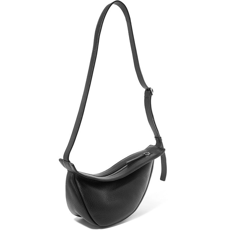 Crossbody Bag Ins Chest Bag Shoulder Bag Soft Leather